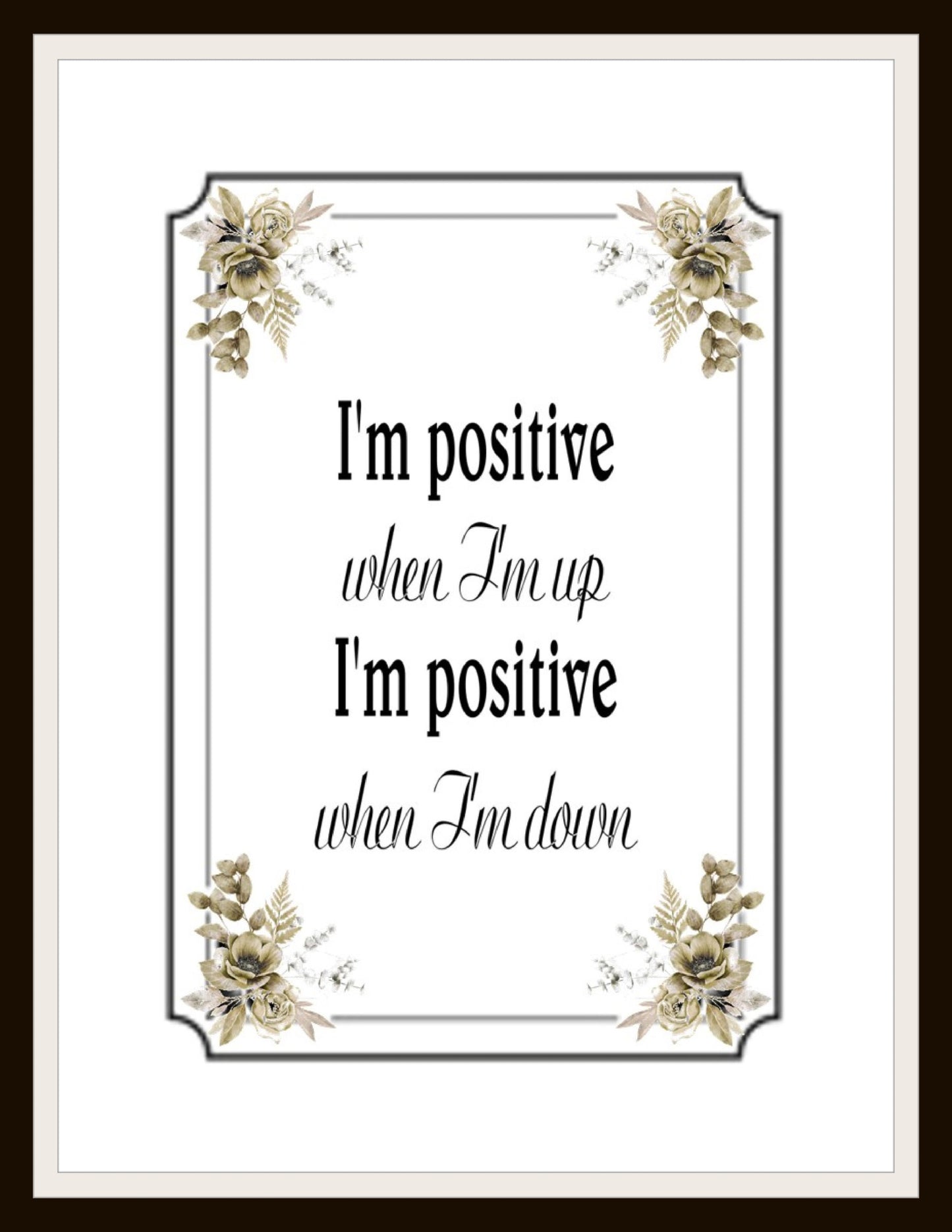 Love and Inspire Yourself Set of 4 Positive Mindset Affirmation Printables