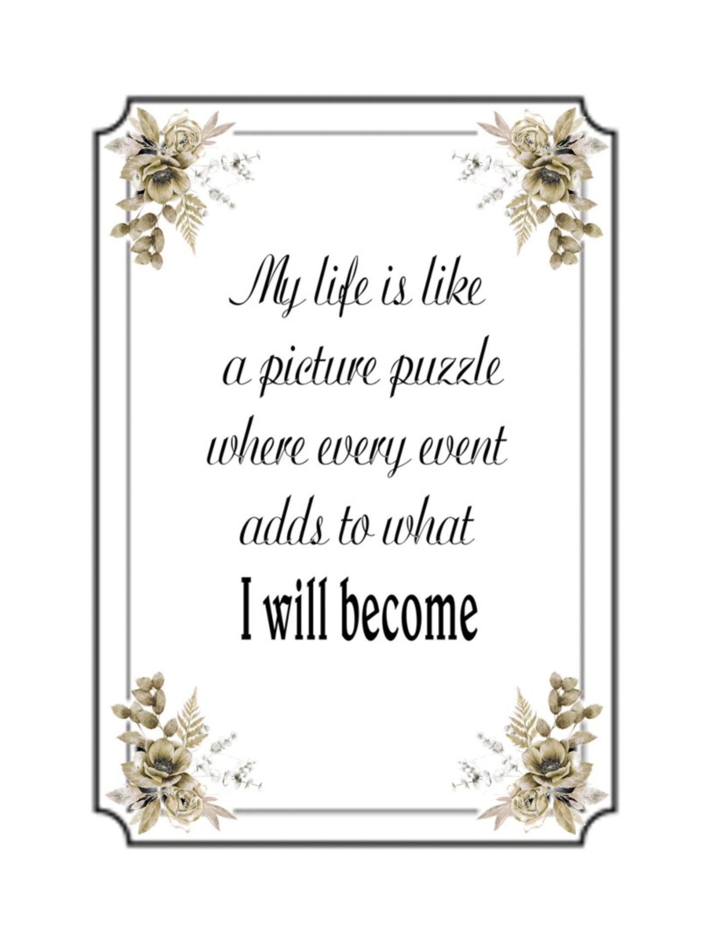Moving Ahead Set of 4 Positive Affirmation Printables